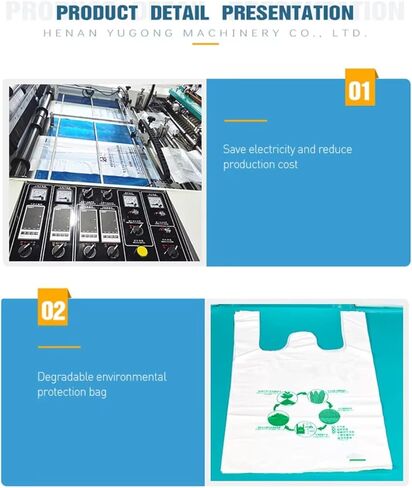 High Speed Fully Automatic Plastic Bag Making Machine for PE/PP Film – Professional Plastic Bag Manufacturing Equipment in Kuwait