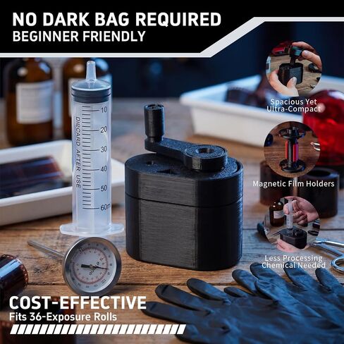 eTone Light-Proof Developing Tank Film Developing Kit PRO36S for 135 Film B&W and Color Film Processing in Kuwait