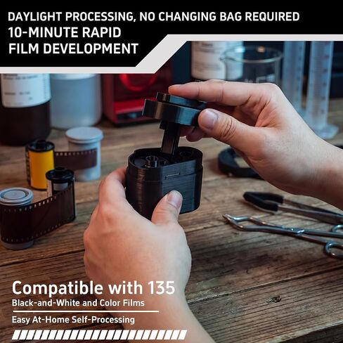 eTone Light-Proof Developing Tank Film Developing Kit PRO36S for 135 Film B&W and Color Film Processing in Kuwait