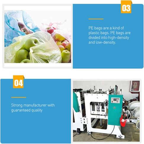 Plastic Bag Production Machine for PE PP Film Fully Automatic Manufacturing | Plastic Bag Making Machine for PE/PP Film – Automatic Bag Manufacturing Machine for Shopping, Packaging & Garbage Bags in Kuwait
