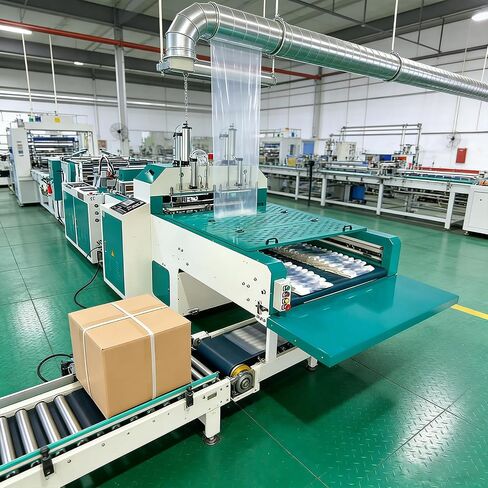 Automatic Film Bag Maker for PE PP Plastic Film Commercial Manufacturing | High Speed Fully Automatic Plastic Bag Manufacturing Machine for PE/PP Film – Automatic Film Bag Maker in Kuwait