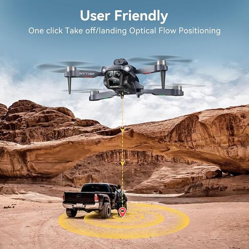 Drone with Camera 1080P, Foldable Remote Control Mini Drone, 3 Batteries in Saudi Arabia