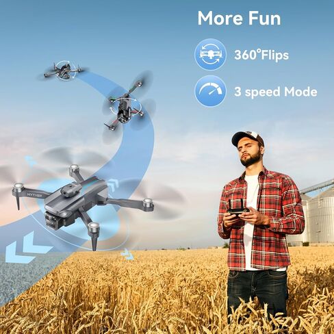 Drone with Camera 1080P, Foldable Remote Control Mini Drone, 3 Batteries in Saudi Arabia