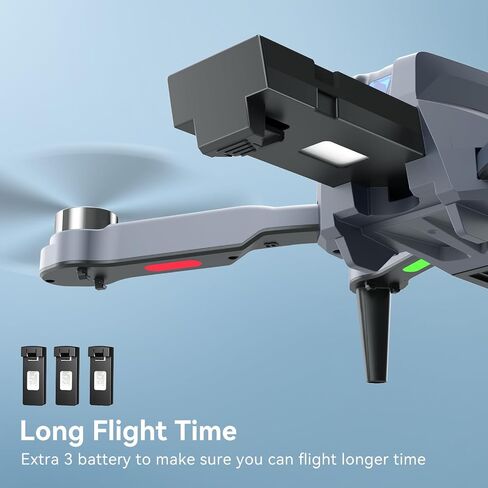 Drone with Camera 1080P, Foldable Remote Control Mini Drone, 3 Batteries in Saudi Arabia