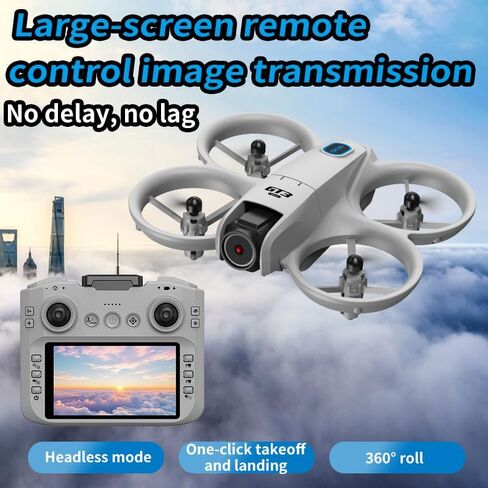 FPV Drone with HD Camera Sceen Remote Controller, Optical Flow Positioning & Intelligent Obstacle Avoidance Mini RC Quadcopter Beginner-Friendly Indoor Outdoor Aerial Photography GT3 Drone for Adults in Kuwait