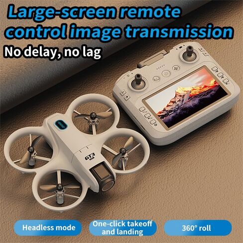 FPV Drone with HD Camera Sceen Remote Controller, Optical Flow Positioning & Intelligent Obstacle Avoidance Mini RC Quadcopter Beginner-Friendly Indoor Outdoor Aerial Photography GT3 Drone for Adults in Kuwait