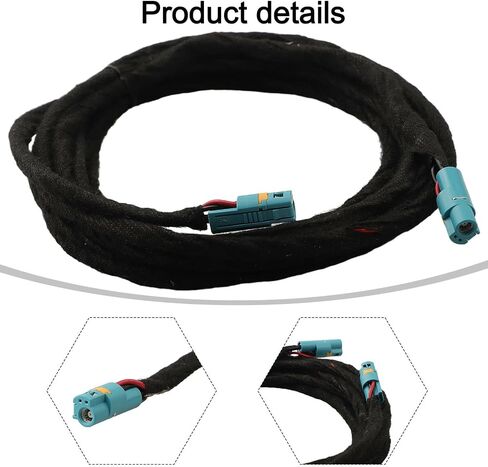 270cm DVR Power Cable for BYD Cam ADAS GPS, EL-3776900 Replacement Cord, .9ft Black Wire for Car Camera Recorder in Kuwait