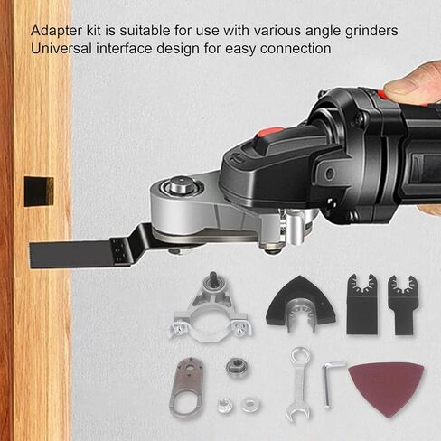 Angle Grinder Converter, Multifunctional Oscillating Tool Tungsten Steel Saw Blade Power Tools Accessories for Cutting Grinding Polishing in Kuwait