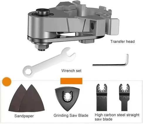 Angle Grinder Converter, Multifunctional Oscillating Tool Tungsten Steel Saw Blade Power Tools Accessories for Cutting Grinding Polishing in Kuwait