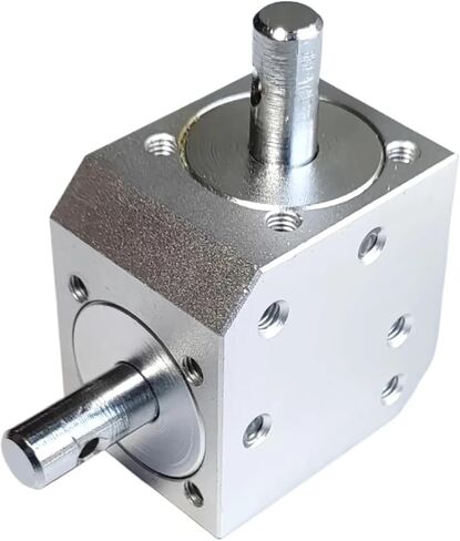 Right Angle Conical Bevel Gearbox, Right Angle Commutator Device, Speed Ratio 1:1 Double 8MM Shaft Gear Material 45 Steel(Two Shaft) in Kuwait