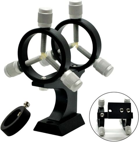 Star Finder Mount for Astronomical Telescope, 3-Point Guide Ring Pointer Bracket, Aluminum Alloy in Kuwait