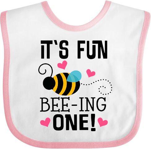 Babys First Birthday Bee 1 Year Old Baby Bib in Kuwait