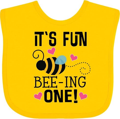 Babys First Birthday Bee 1 Year Old Baby Bib in Kuwait