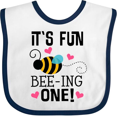 Babys First Birthday Bee 1 Year Old Baby Bib in Kuwait