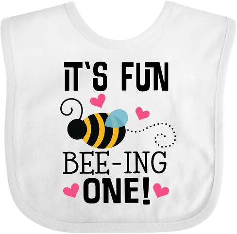 Babys First Birthday Bee 1 Year Old Baby Bib in Kuwait