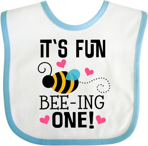 Babys First Birthday Bee 1 Year Old Baby Bib in Kuwait