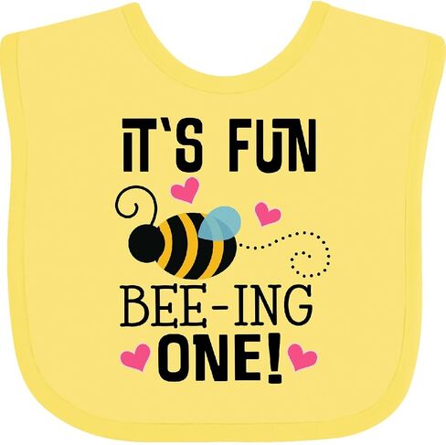 Babys First Birthday Bee 1 Year Old Baby Bib in Kuwait