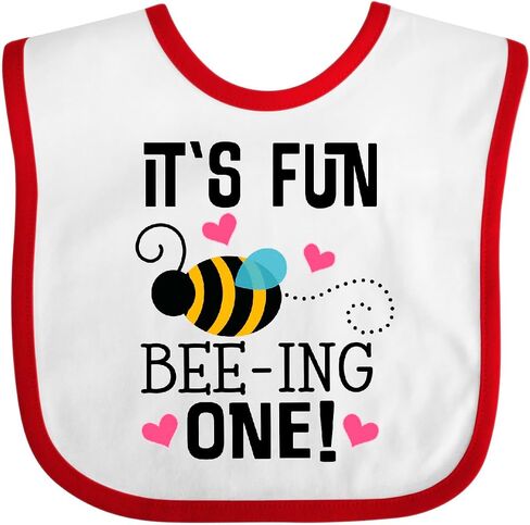 Babys First Birthday Bee 1 Year Old Baby Bib in Kuwait