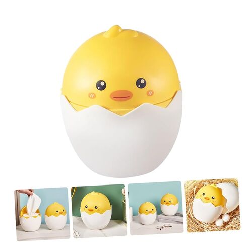 ABOOFAN Mini Flip Lid Cartoon Trash Can, Tiny Desktop Garbage Bucket with Lid for Home Bedroom Office, Compact Plastic Rubbish Container for Small Spaces in Kuwait