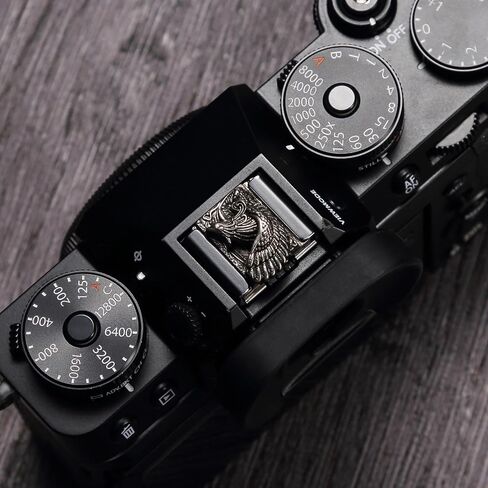 Metal Hot Shoe Cover for Camera Vintage Hot Shoe Protector Camera Accessories for Fujifilm x100vi for Nikon for Leica DSLR (Silver) in Kuwait