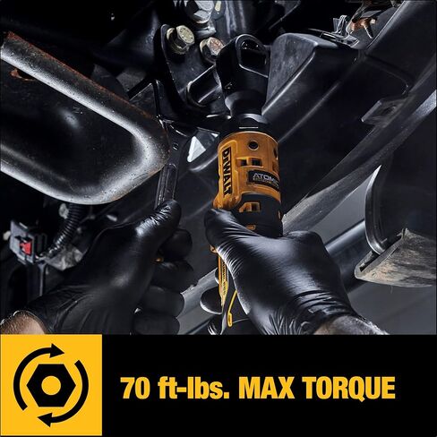 DEWALT ATOMIC™ 20V MAX* Brushless 1/2 in. Ratchet (Tool Only) (DCF512B) (Renewed) in Kuwait