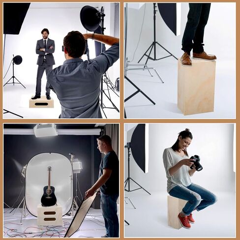 APPL Boxes Full Set of 5 Standard APPL Boxes for Photography with Secure-fit Lid Design Multifunctional Photography APPL Box for Height Adjusting Photo Studio Movie Set and Photography in Kuwait
