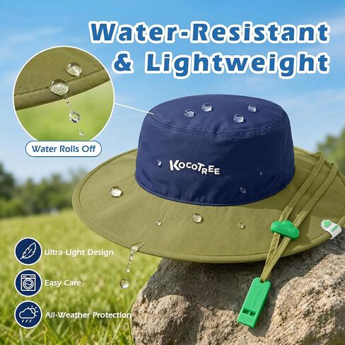 KOCOTREE Baby Sun Hat, Full Sun Protection Toddler Bucket Hat, Kids Sun Hat with Cooling Sweatband in Kuwait