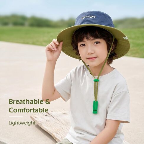KOCOTREE Baby Sun Hat, Full Sun Protection Toddler Bucket Hat, Kids Sun Hat with Cooling Sweatband in Kuwait