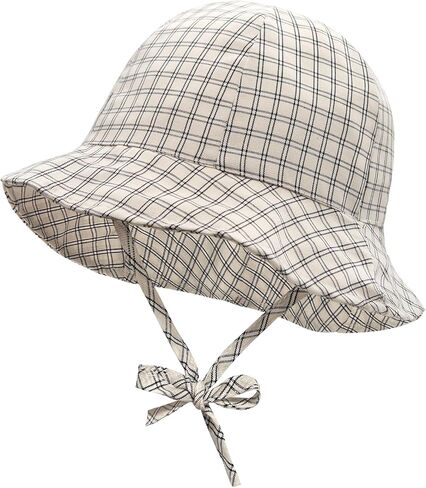 Baby Girl Bucket Sun Hats Adjustable Toddler Hat with UPF 50+ Sun Protection - Cute Kids Bucket Hat for Beach. in Kuwait
