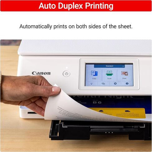 Canon PIXMA TS8820 Wireless Printer, Best for Home Photo Printing, Copy and Scan, White in Kuwait