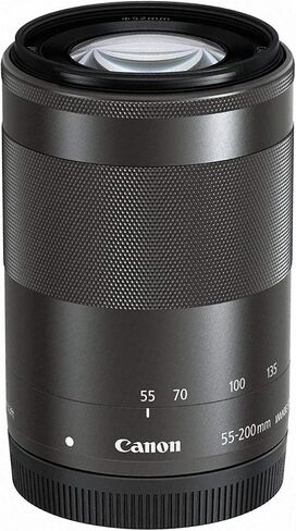 Canon EF-M 55-200mm f/4.5-6.3 Image Stabilization STM Lens (Black) (Renewed) in Kuwait