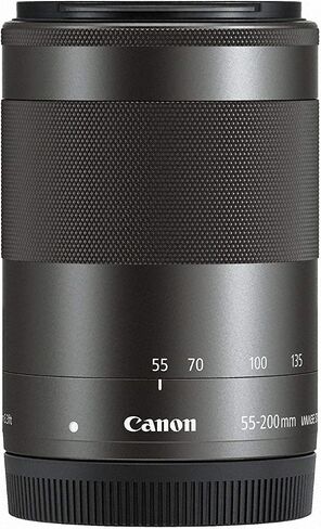 Canon EF-M 55-200mm f/4.5-6.3 Image Stabilization STM Lens (Black) (Renewed) in Kuwait