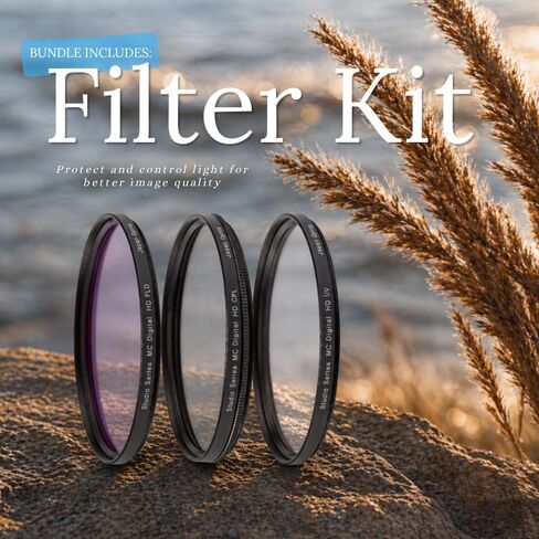 Nikon AF-S NIKKOR 80-400mm f/4.5-5.6G ED VR Telephoto Zoom Lens Bundle – 3PC Filter Kit, Lens Pen, Dust Blower, Cleaning Kit & Many More in Kuwait