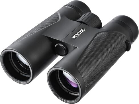 12x42 HD Binoculars for Adults High Powered, Super Bright BAK4 Prism arge View Binoculars with Clear Low Light Vision - Lightweight Waterproof Binocular for Bird Watching, Travel, Cruise, Hunting in Kuwait