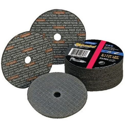 Type 01 Gemini Reinforced Cut-Off Wheels - 2"x.035"x1/4" Gemini Free Cut Cut-Off Wheels [Set of 10] in Kuwait
