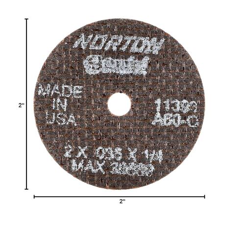 Type 01 Gemini Reinforced Cut-Off Wheels - 2"x.035"x1/4" Gemini Free Cut Cut-Off Wheels [Set of 10] in Kuwait