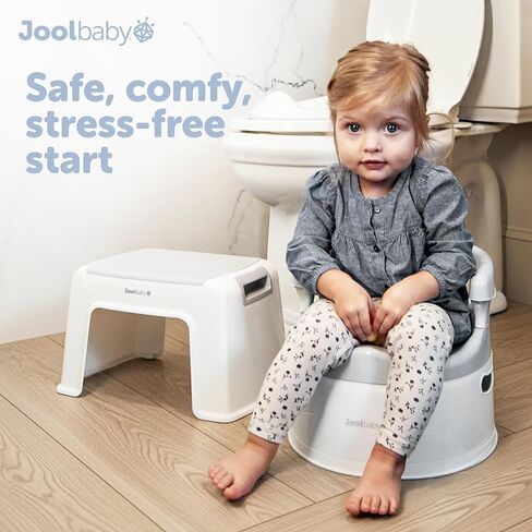 Jool Baby 3-Piece Potty Training Kit - Includes Toddler Potty Chair, Potty Seat for Toilet & Step Stool in Kuwait