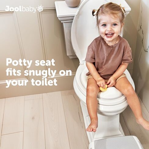Jool Baby 3-Piece Potty Training Kit - Includes Toddler Potty Chair, Potty Seat for Toilet & Step Stool in Kuwait