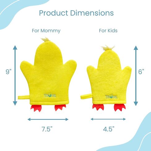 TruKid Watermelon Bubble Podz & BubbleGlove Set – Bubble Bath Pods and 2 Wash Gloves for Toddlers and Kids in Saudi Arabia