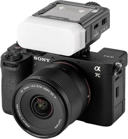 VILTROX TTL Flash for Sony, 1800mAh On Camera Flash for Sony, 26W/s 6500K Mini Flash, GN16 Small Flash,650 Full-Power Flashes, 1s Recycle, with Softbox (Spark Z3-S, Gray) in Kuwait