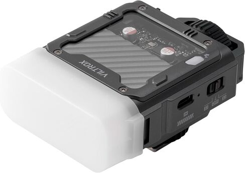 VILTROX TTL Flash for Sony, 1800mAh On Camera Flash for Sony, 26W/s 6500K Mini Flash, GN16 Small Flash,650 Full-Power Flashes, 1s Recycle, with Softbox (Spark Z3-S, Gray) in Kuwait