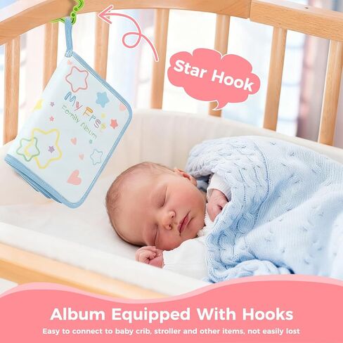 My First Photo Album for Baby Holds 17 4x6 Photos,Baby Photo Albums Scrapbook for Kids,Baby Keepsake Book,Toddler Picture Memory Book,for Shower Gift Kids Toddlers Family Pictures in Kuwait