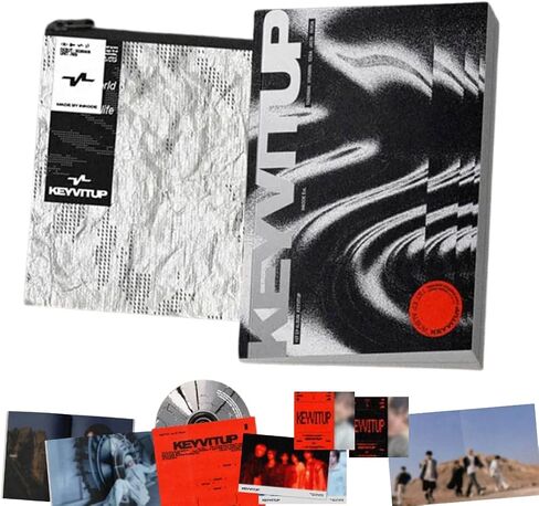 KEYVITUP 1st EP Album KEYVITUP [KEYVITUP Ver.] Photobook + CD + 2Photocard + Sticker + Postcard + Mini Poster + Outcase Pouch (Best One) in Kuwait
