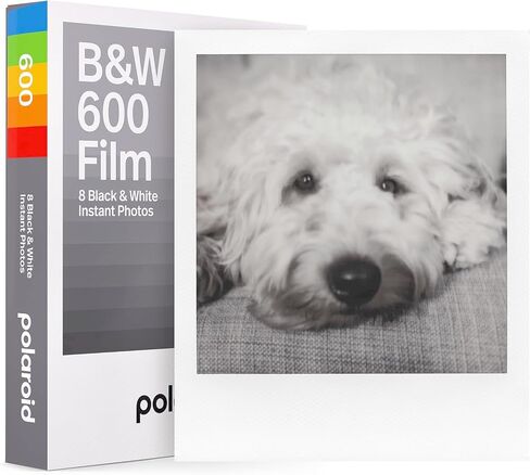 Polaroid 2 Pack Black & White Instant Film, Works with Polaroid 600 and i-Type Cameras, 16 B&W Films, Bundle with a Cleaning Cloth in Kuwait