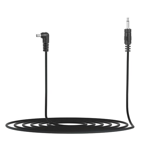 FOMITO 3.5mm Flash Light PC Sync Cable, 3M Length, Right Angle Connector, Black in Kuwait
