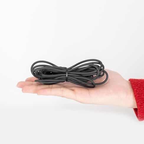 FOMITO 3.5mm Flash Light PC Sync Cable, 3M Length, Right Angle Connector, Black in Kuwait