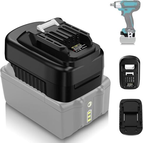 for Makita 18v to 12V Battery Adapter, for Makitaa 18V BL1830 Battery to 12V Max CXT Lithium-ion Battery BL1021B BL1016, for Makita 12V Cordless Power Tool in Kuwait