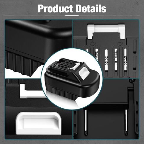 for Makita 18v to 12V Battery Adapter, for Makitaa 18V BL1830 Battery to 12V Max CXT Lithium-ion Battery BL1021B BL1016, for Makita 12V Cordless Power Tool in Kuwait