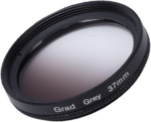 Jiawu 37mm Graduated Color Filter, HD Coated Resin Lens for Color Correction, with Front Threading for Stacking Accessories, for Mirrorless and DSLR Cameras, Easy Attachment in Kuwait