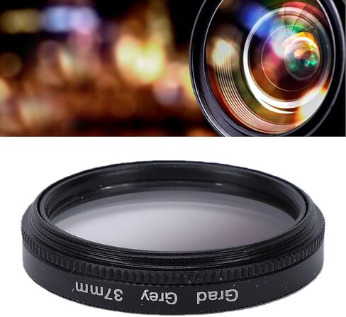 Jiawu 37mm Graduated Color Filter, HD Coated Resin Lens for Color Correction, with Front Threading for Stacking Accessories, for Mirrorless and DSLR Cameras, Easy Attachment in Kuwait
